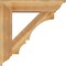 Ekena Millwork Balboa Traditional Rough Sawn Bracket w/ Offset Brace, Western Red Cedar, 8"W x 34"D x 34"H BKT0806X34X34BOA01RWR - alternate 2